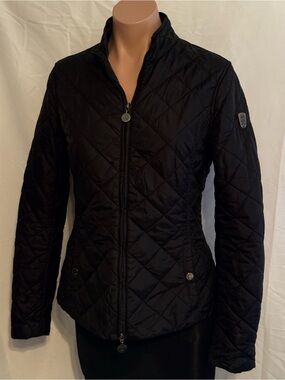 Cavallo Black Quilted Women's Jacket - Classic Lightweight Coat
